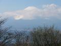 丸岳・長尾峠間の展望台から見た富士山