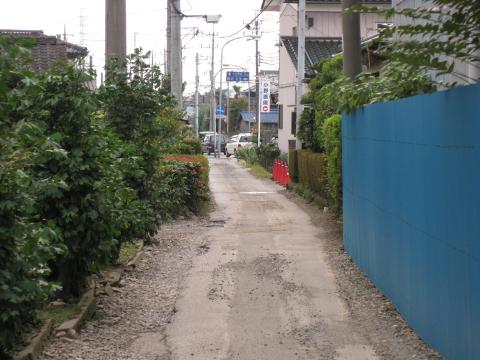 喜沢の旧道