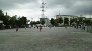 2011年7月24日すすき野中サッカーチームとの合同練習