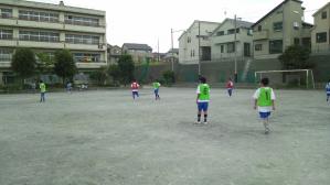 2011年7月24日すすき野中サッカーチームとの合同練習