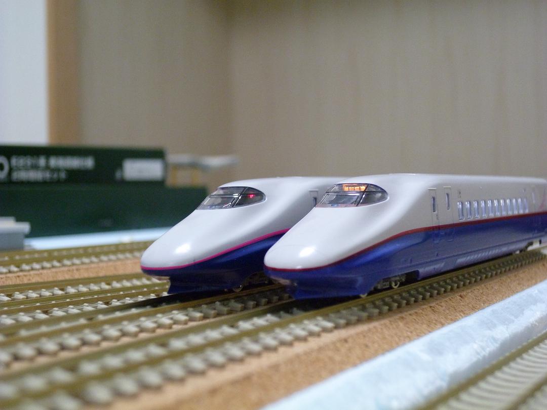 川崎駅 レイアウト製作日誌 tomix E2-100系はやて入線